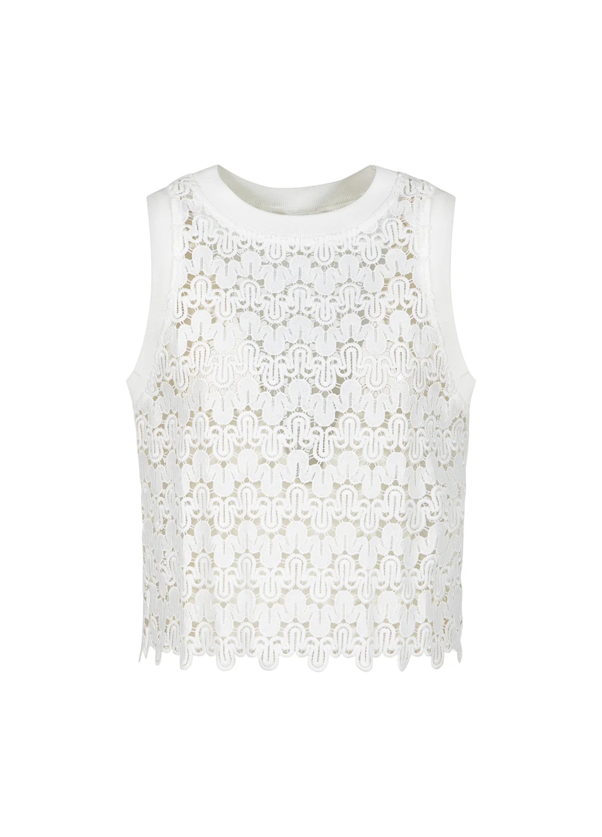 Coster Copenhagen Top - Lace Top i Hvid