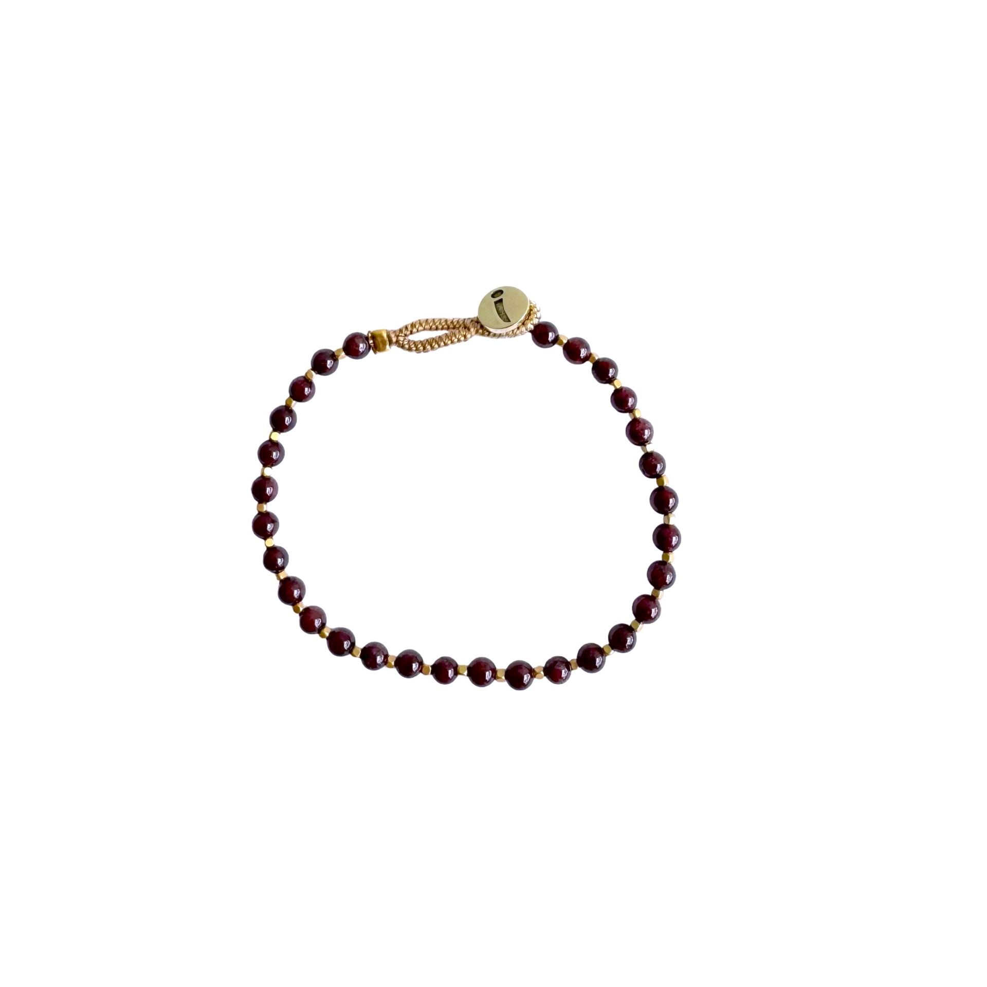 IBU Jewels Armbånd - BO11 Bo Armbånd i Garnet Brun