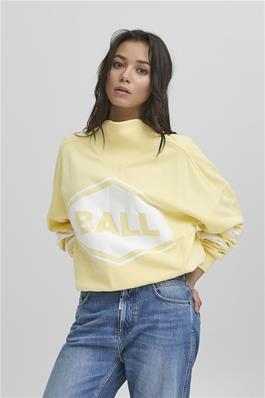 BALL Original Sweat - BaFossati High Collar Sweat i Gul