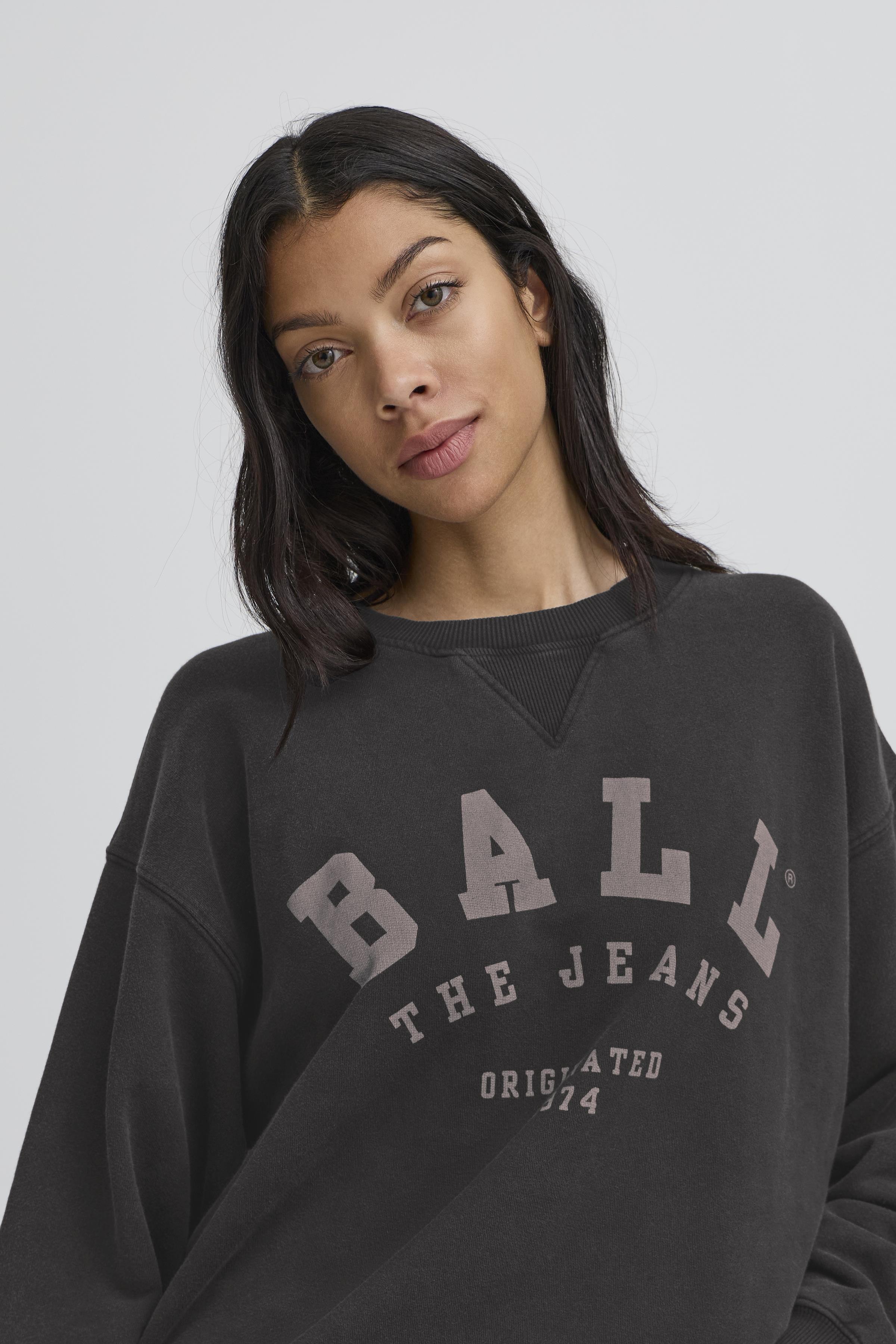 BALL Original Sweat - BaMaldini Crew Neck Sweat i Sort