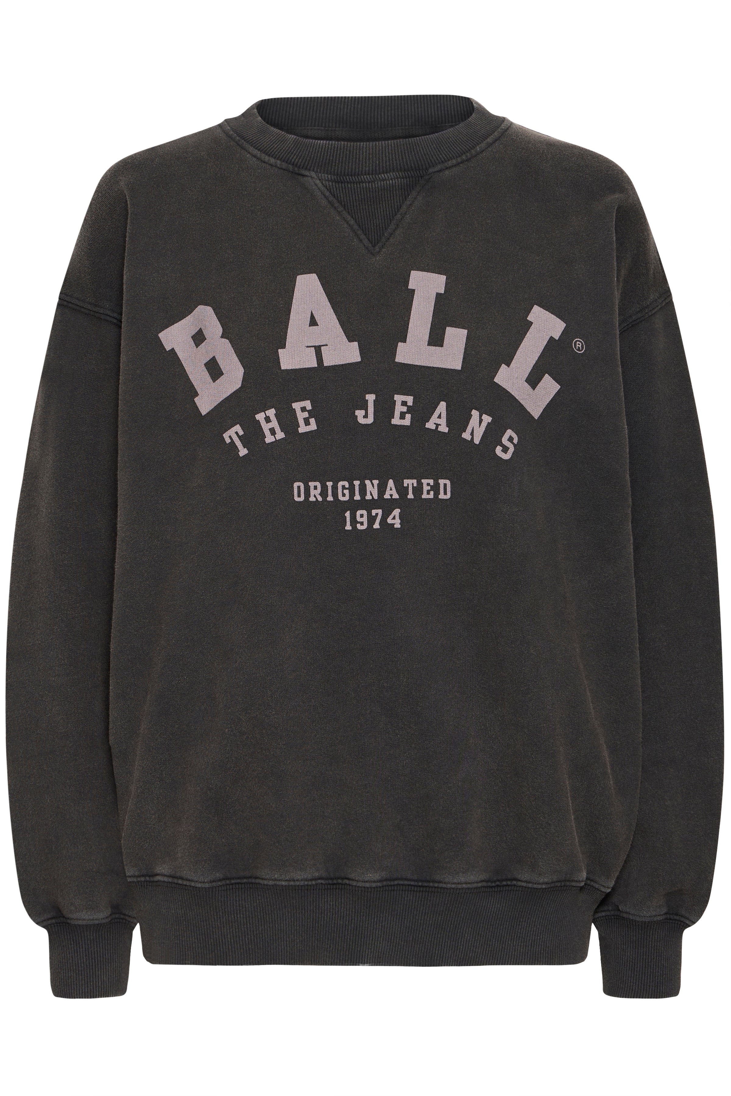 BALL Original Sweat - BaMaldini Crew Neck Sweat i Sort
