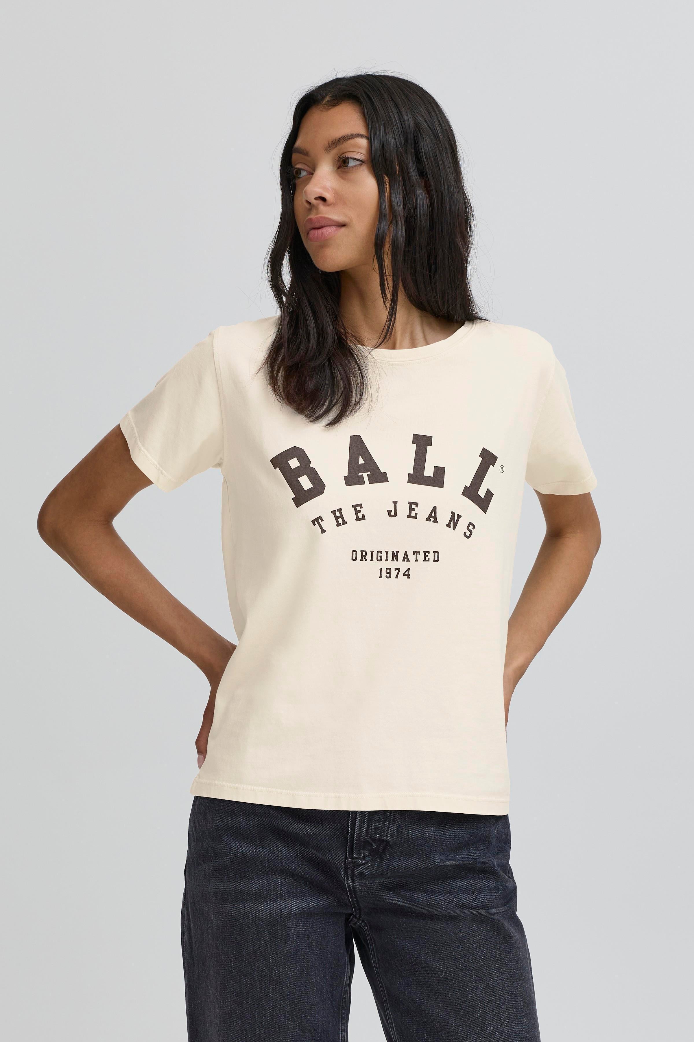 BALL Original T-shirt - BaMaldini T-shirt i Birch