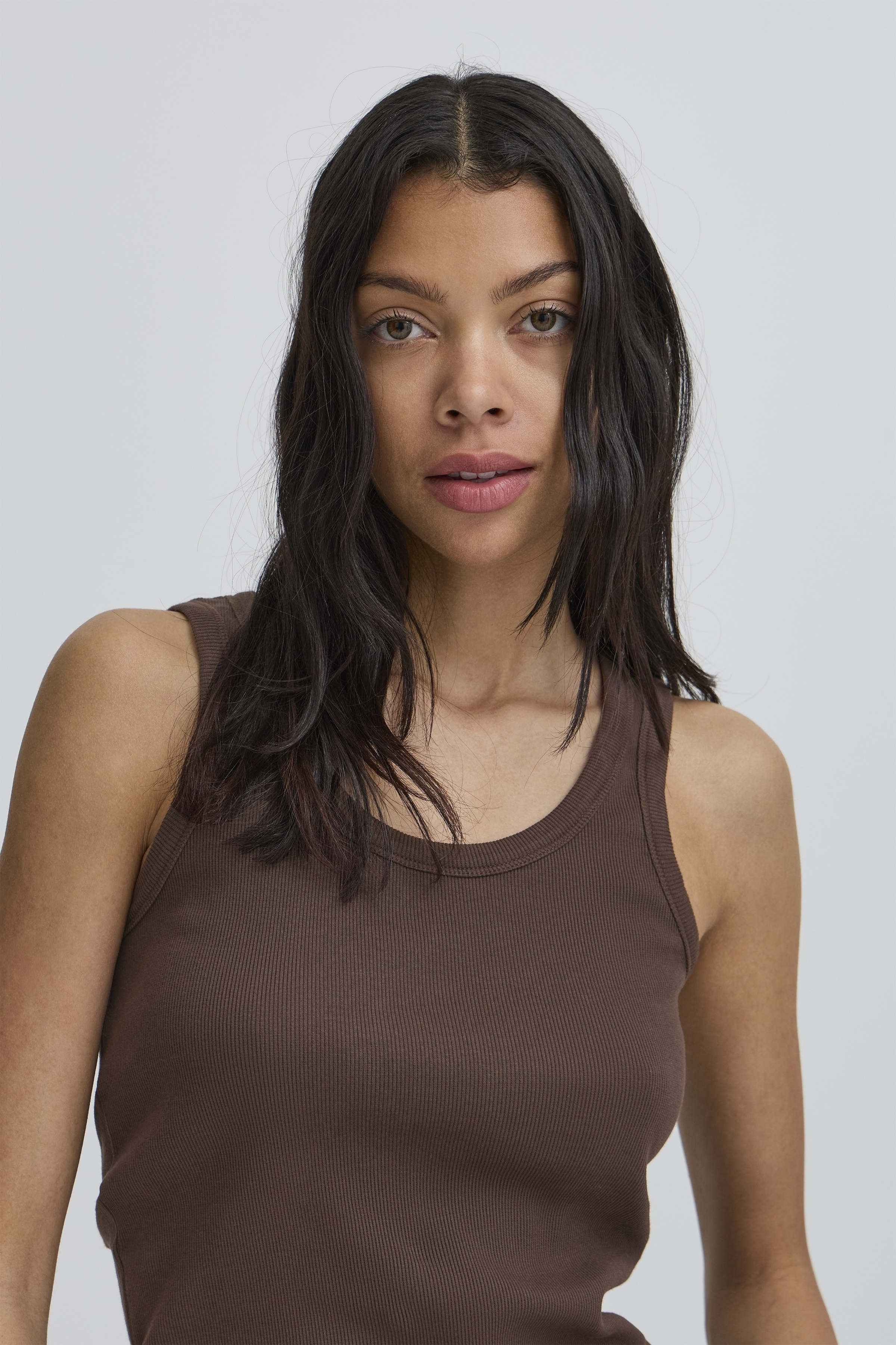 BALL Original Top - BaAltobelli Tank Top i Coffee Bean