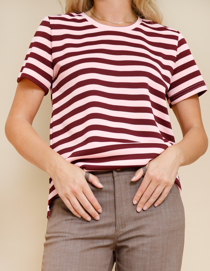 Black Colour T-shirt - BcMissy SS T-shirt i Wine