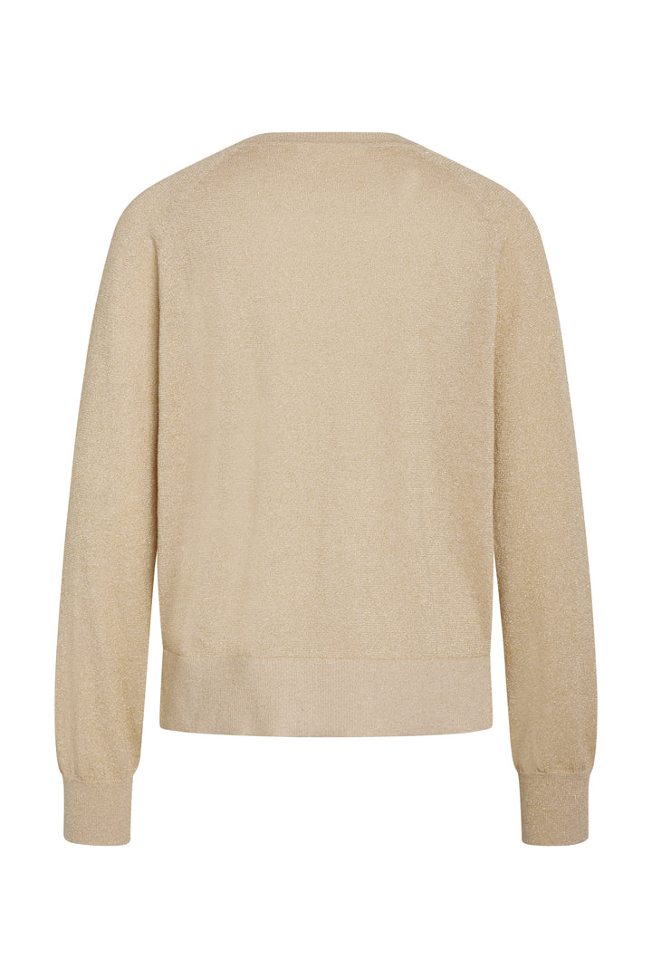 PBO Strik - Bekka Strik Bluse i Light Gold