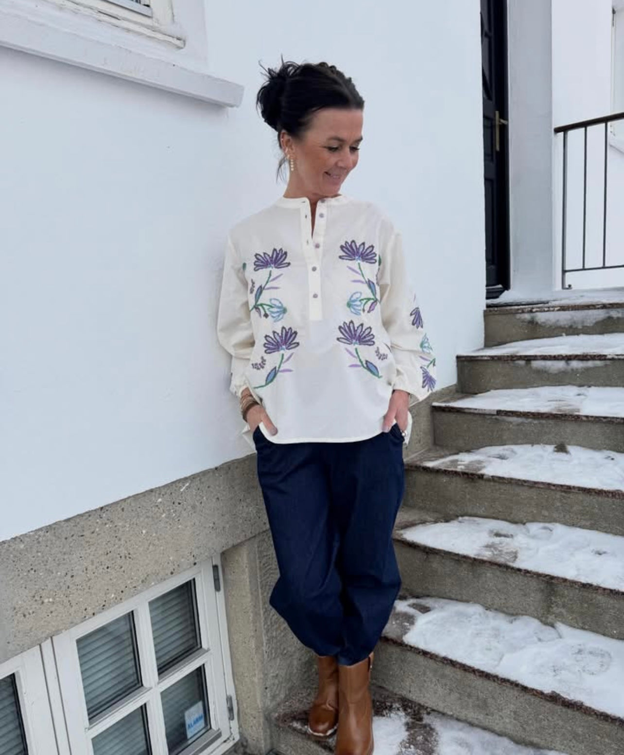 Lollys Laundry Skjorte - FaithLL Bluse i Creme