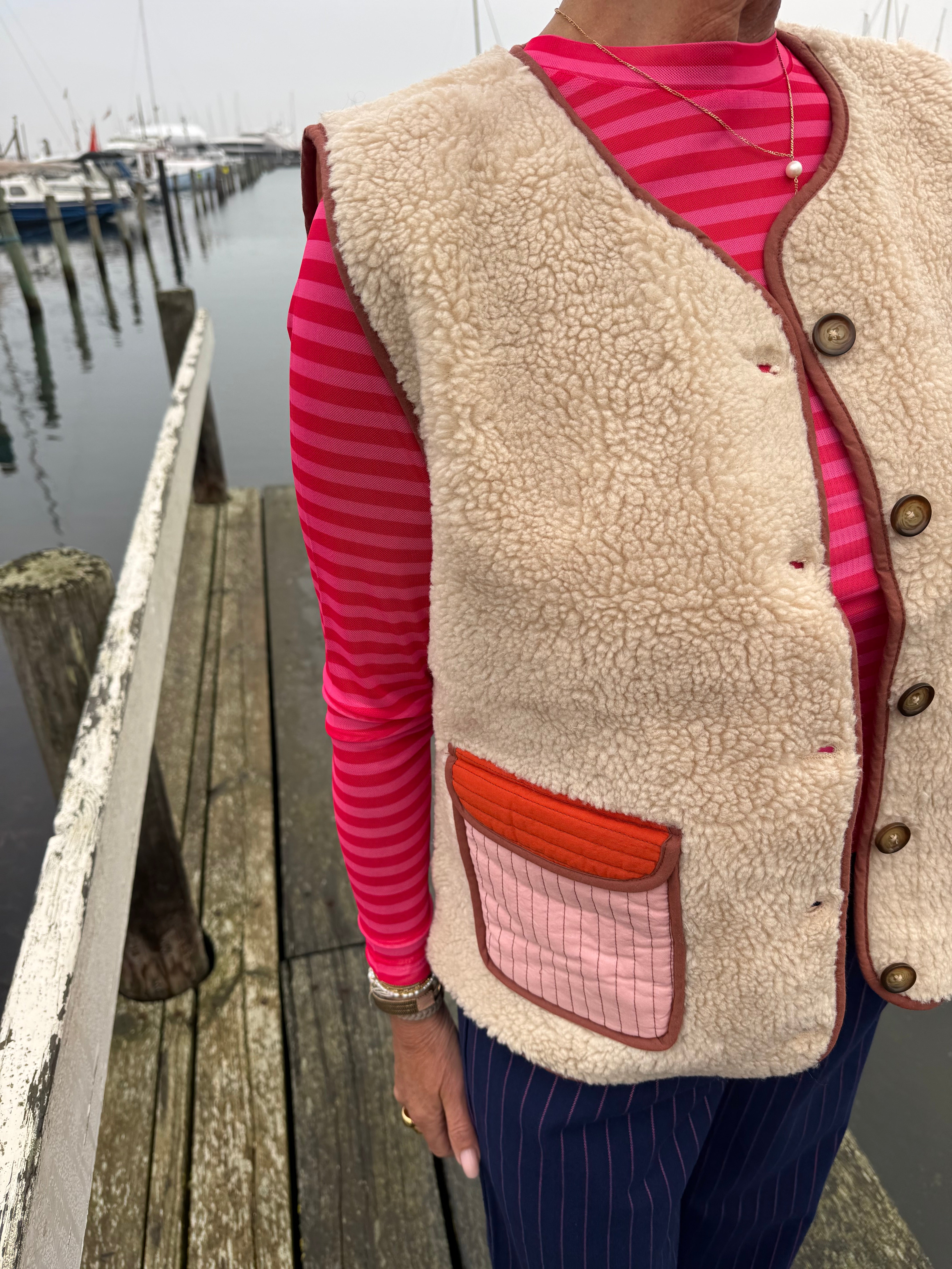 Lollys Laundry Vest - JaceLL Vest i Sand