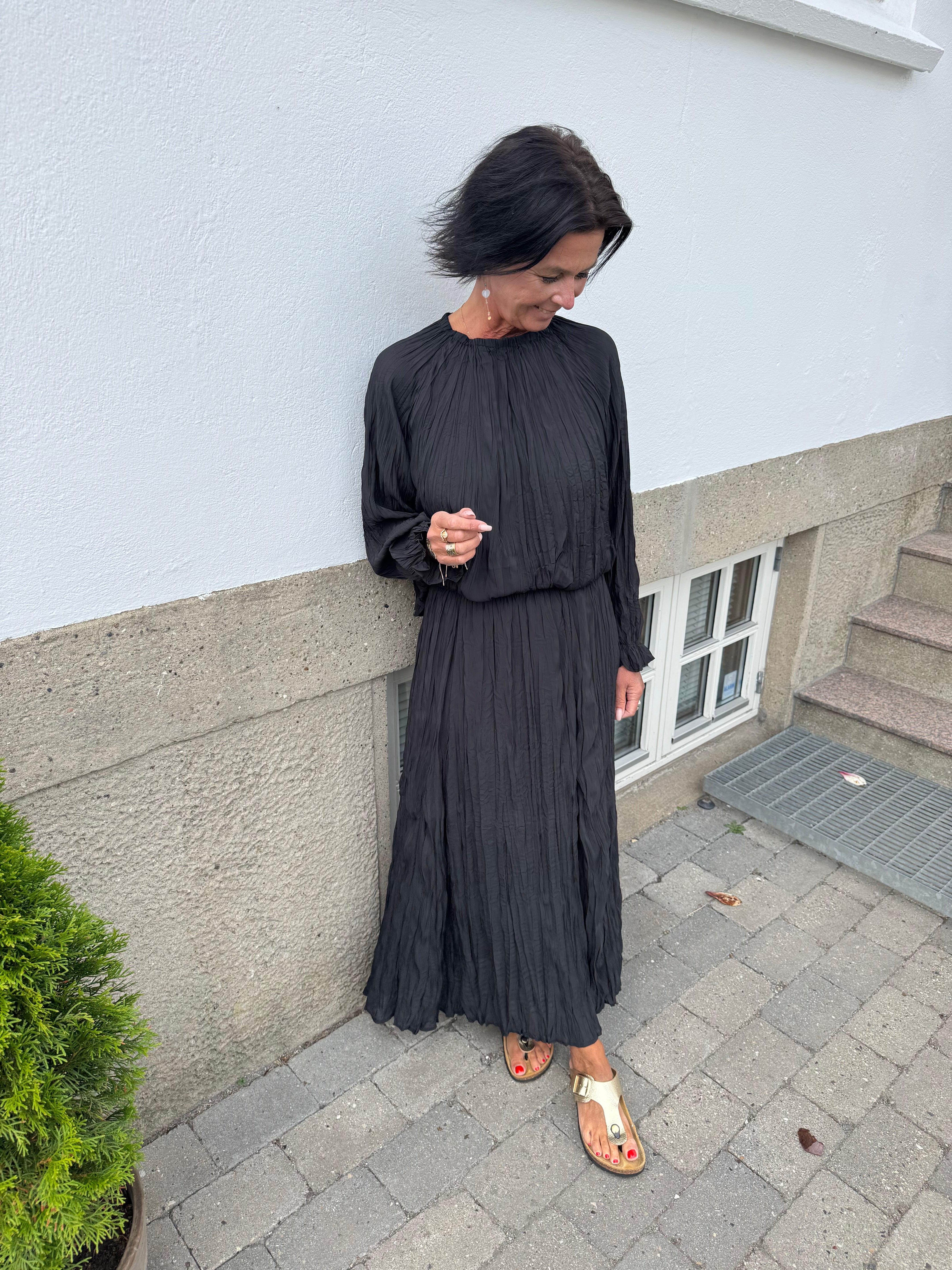 ESMÉ STUDIOS Bluse - ESTova LS Bluse i Sort