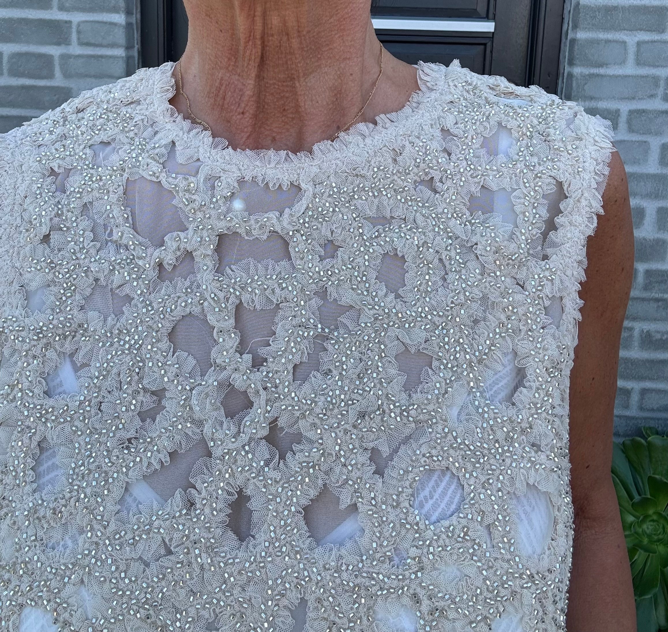 Second Female Top - Gleam Top i Summer Sand