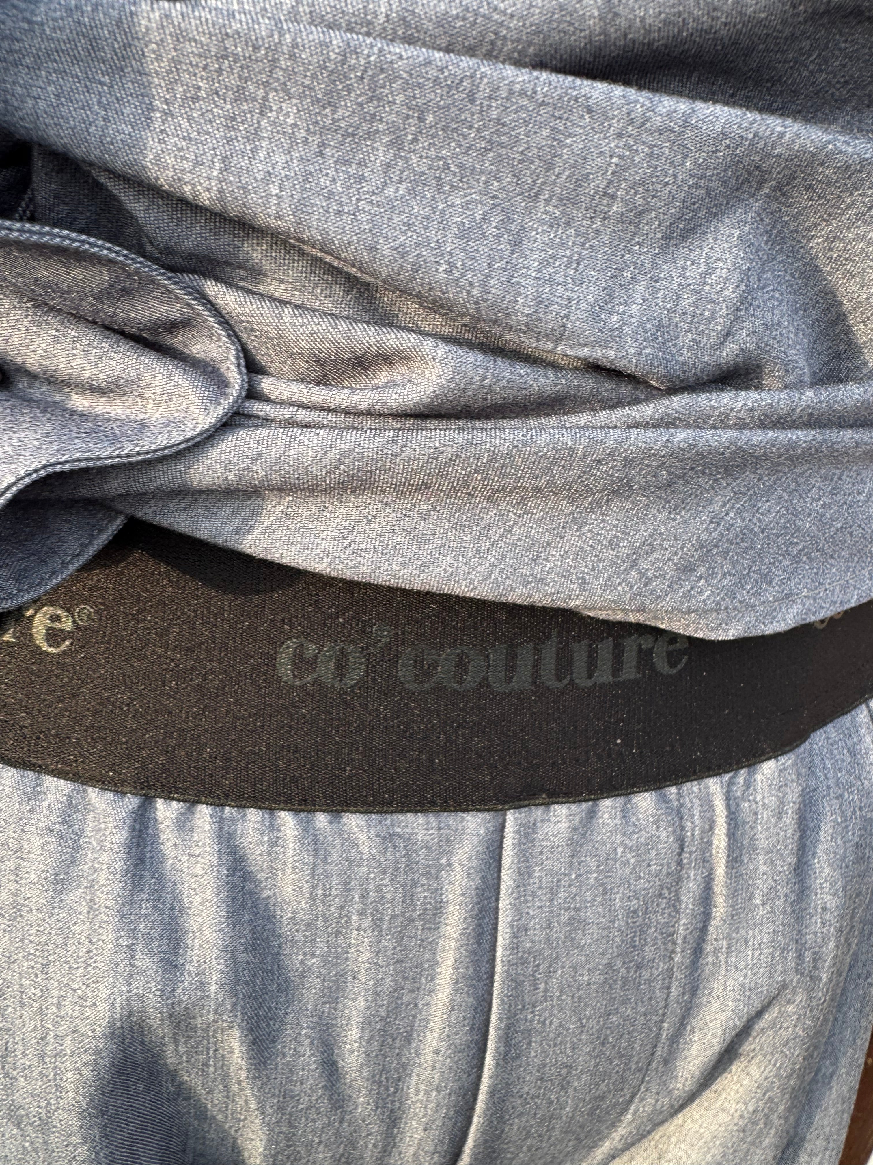 Co´Couture Bukser - TengaCC Logo Bukser i Dusty Blue