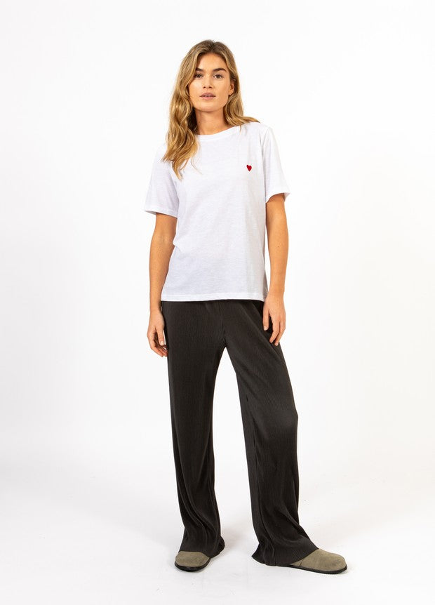 Coster Copenhagen T-shirt - CC-Heart Kiss T-shirt i Hvid