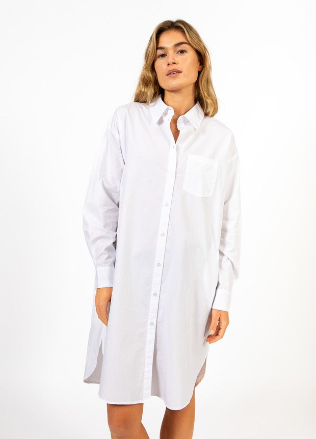 Coster Copenhagen Kjole - CC Heart Kiara Skjorte Kjole i Hvid