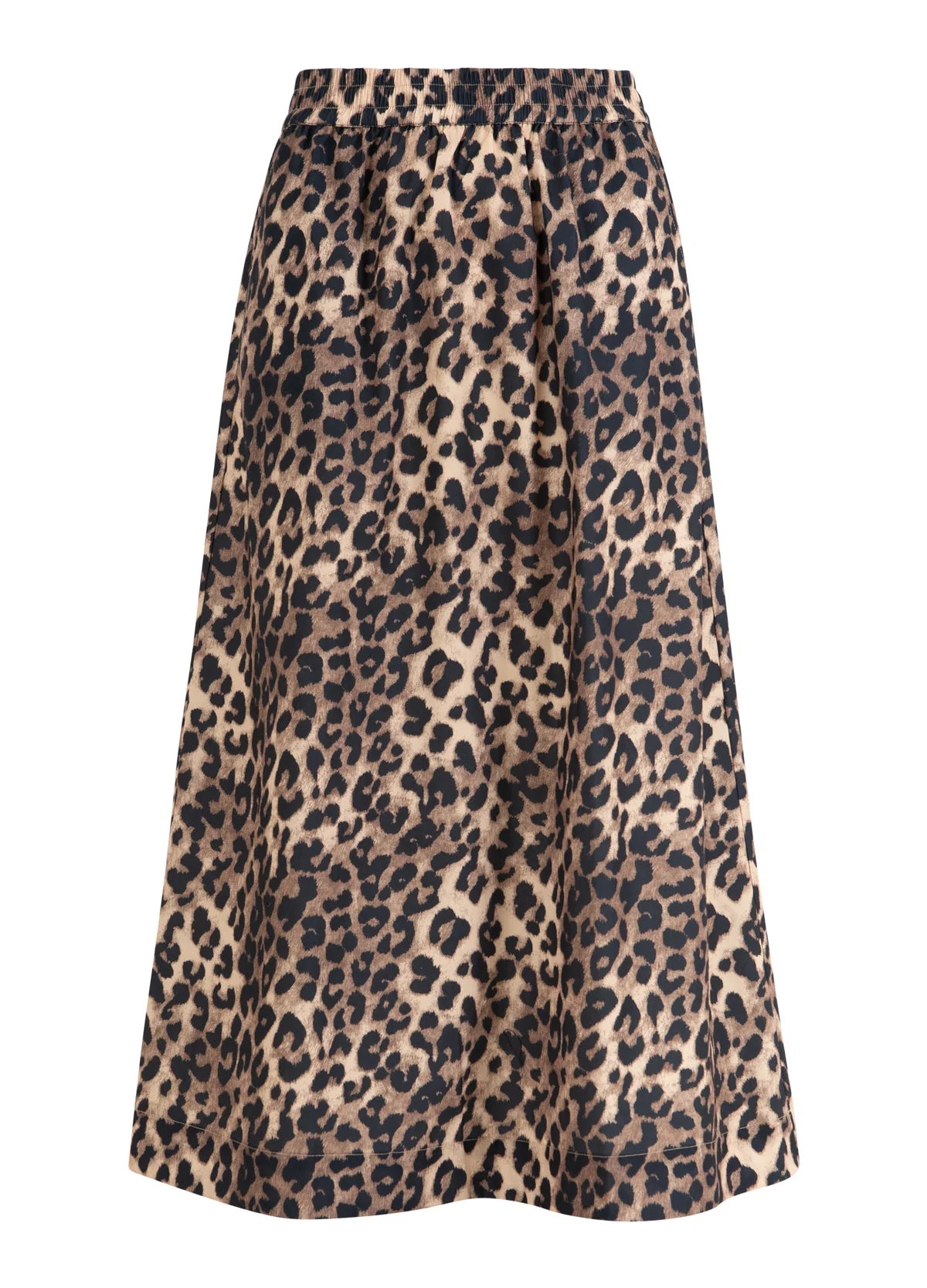 Coster Copenhagen Nederdel - CC Heart Elise Lang Nederdel i Leopard Print