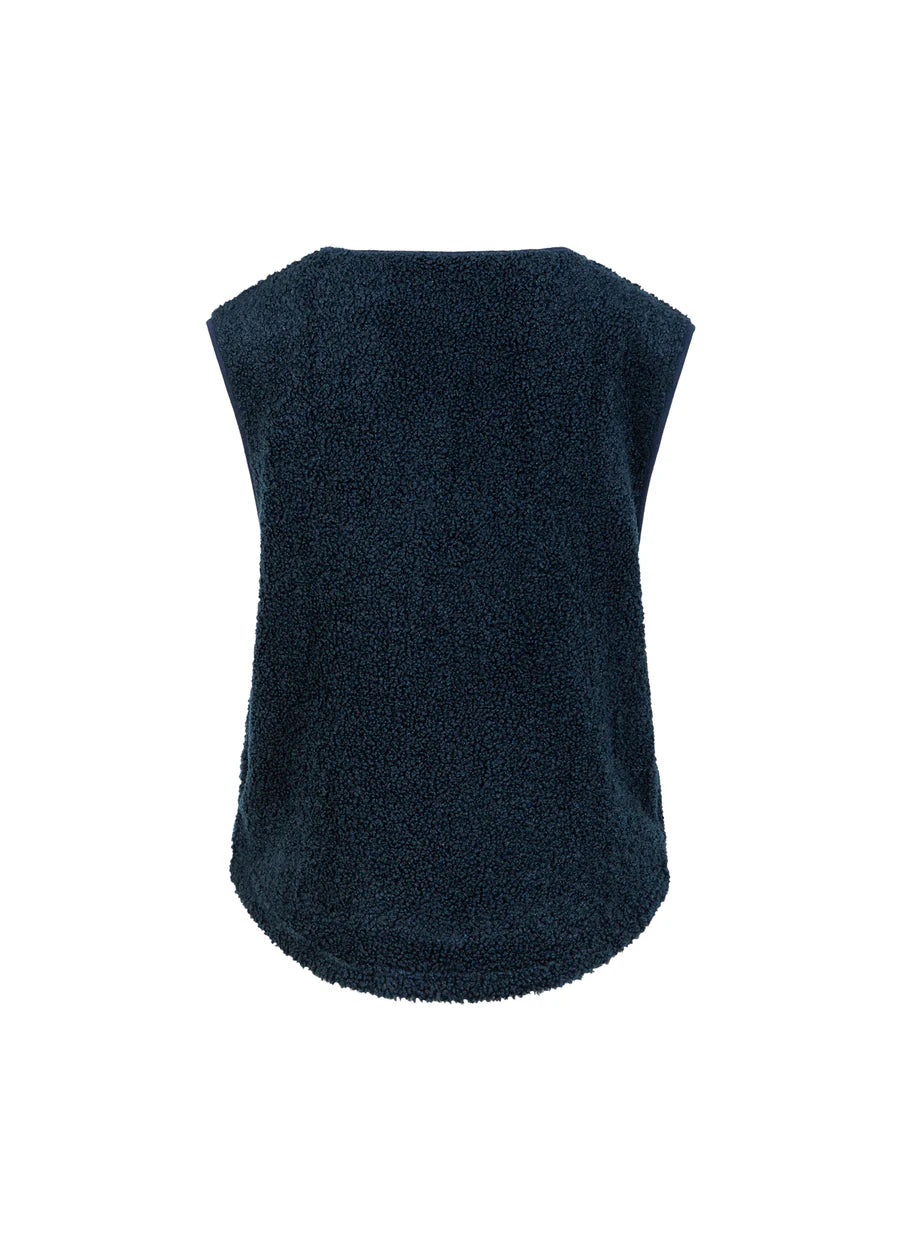 Coster Copenhagen Vest - CC Heart Jamie Fleece Vest i Navy