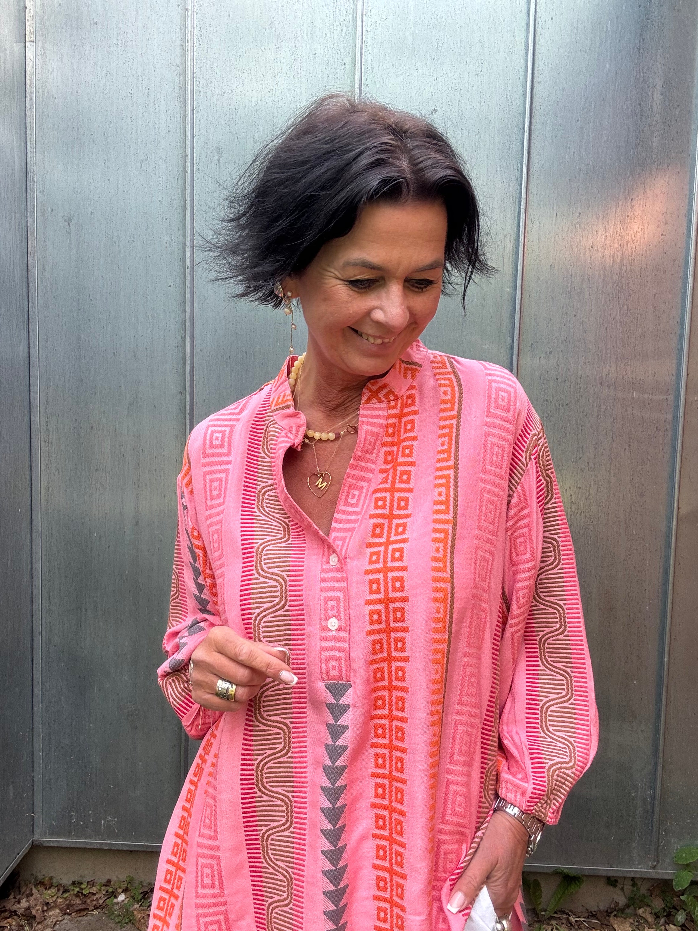 Black Colour Bluse - BcKos Bluse i Pink Multi