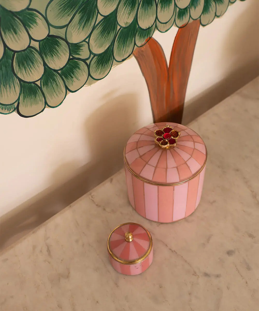 Doing Goods Box - Cameron Circus Box Stor i Pink Strib