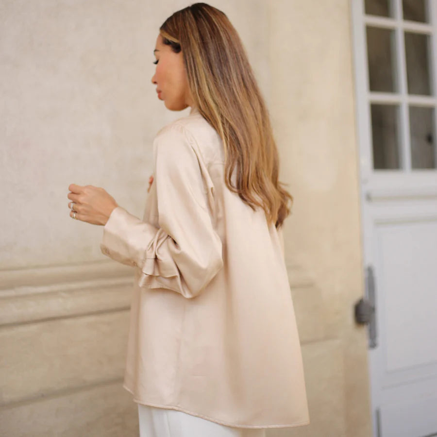 Depeche Skjorte - CindyDC Skjorte i Champagne