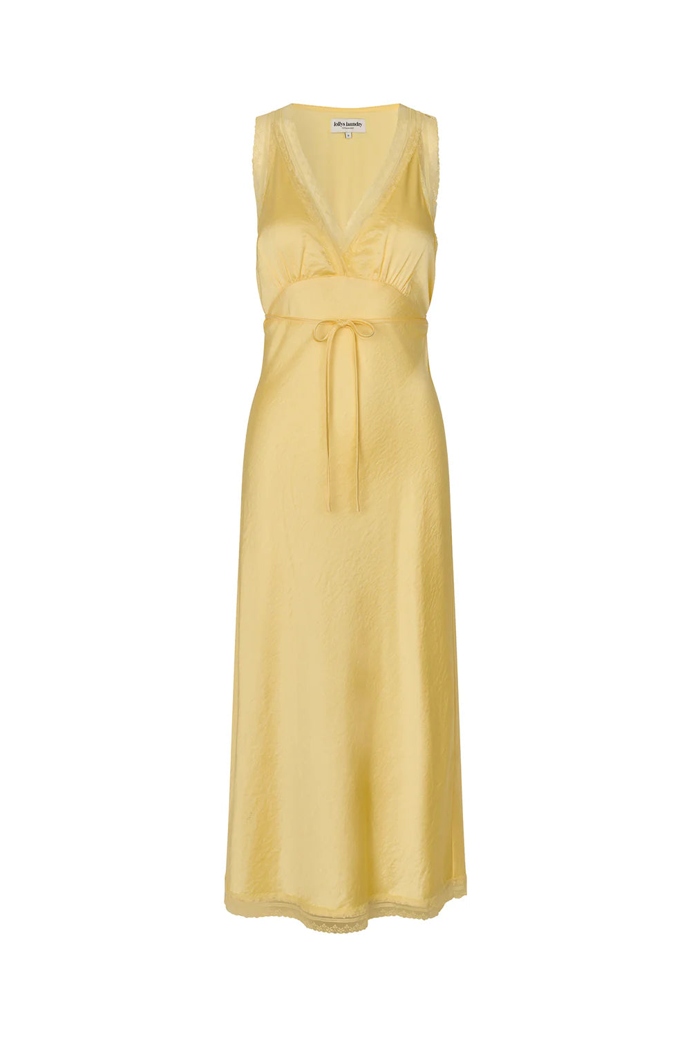 Lollys Laundry Kjole - ClariLL Midi Kjole i Light Yellow