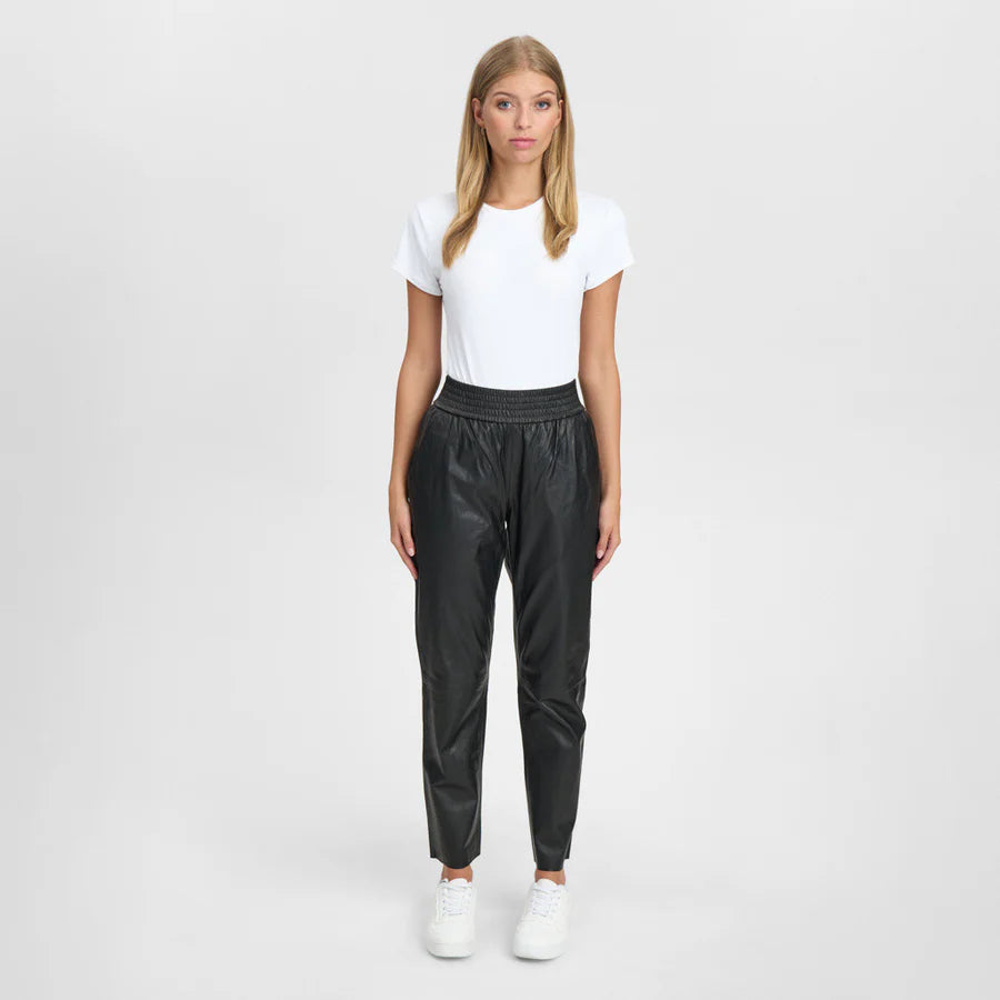 Depeche Bukser - 50646 BelleDEP Skind Bukser i Sort