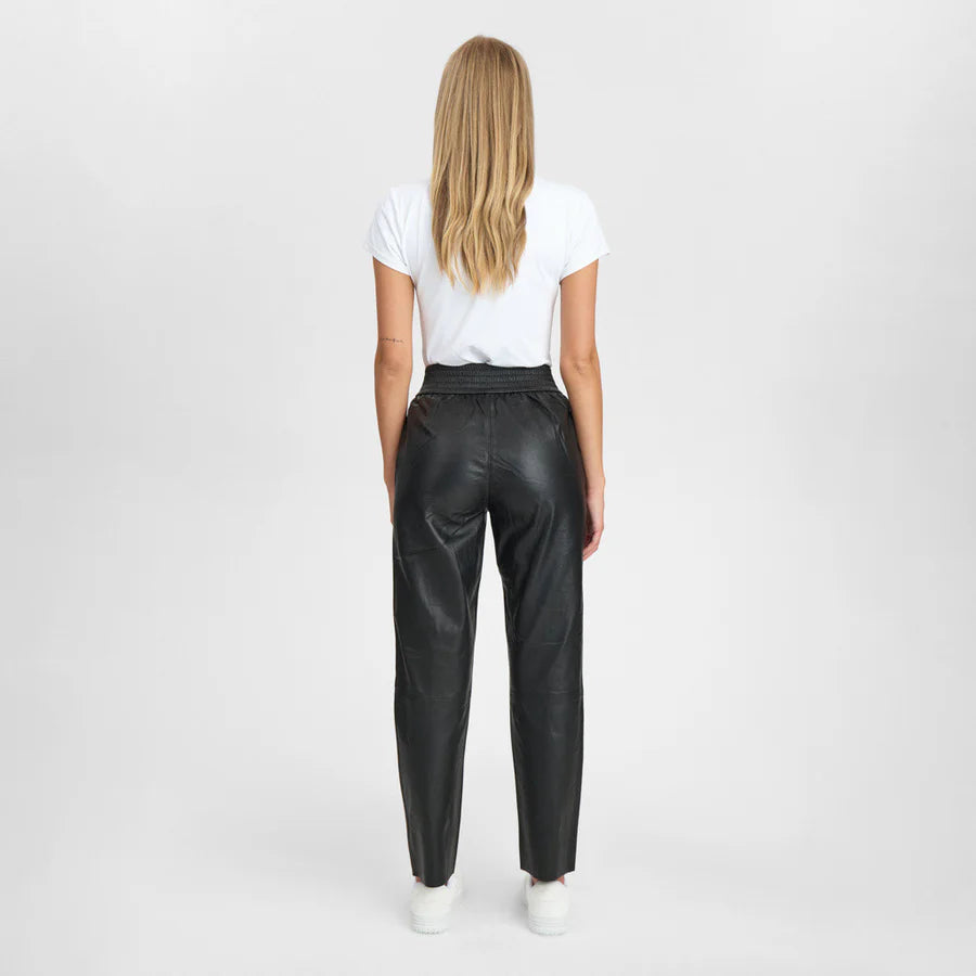 Depeche Bukser - 50646 BelleDEP Skind Bukser i Sort