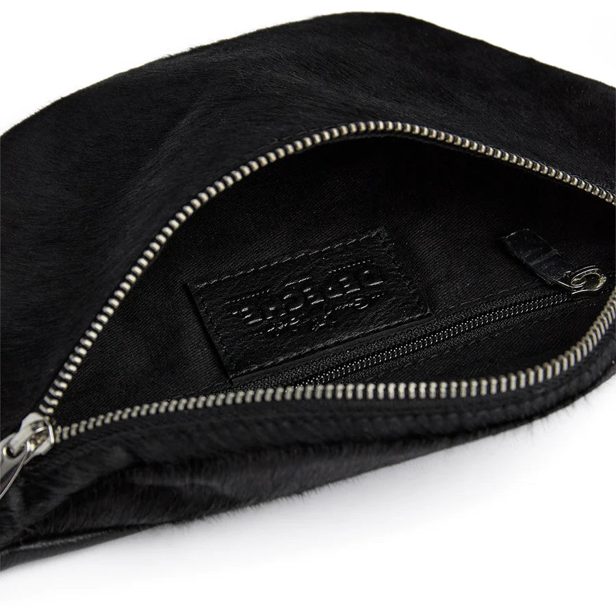 Depeche Bumbag - 16394 Cow Bumbag i Jet Sort