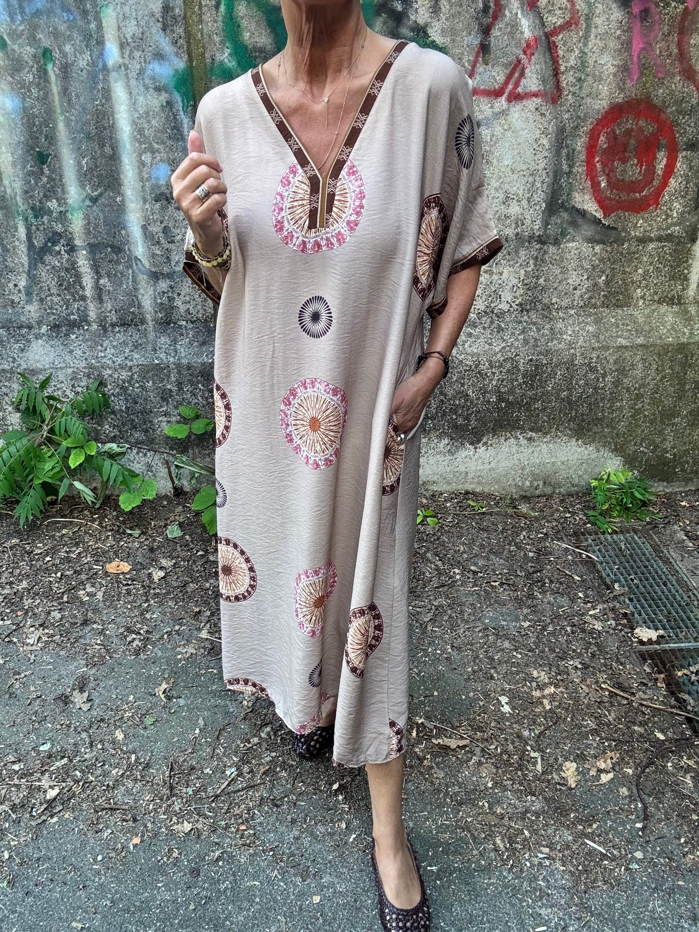 MARTA du château Kjole -  8487 MdcZenia Kjole i Marrone3254 Brun