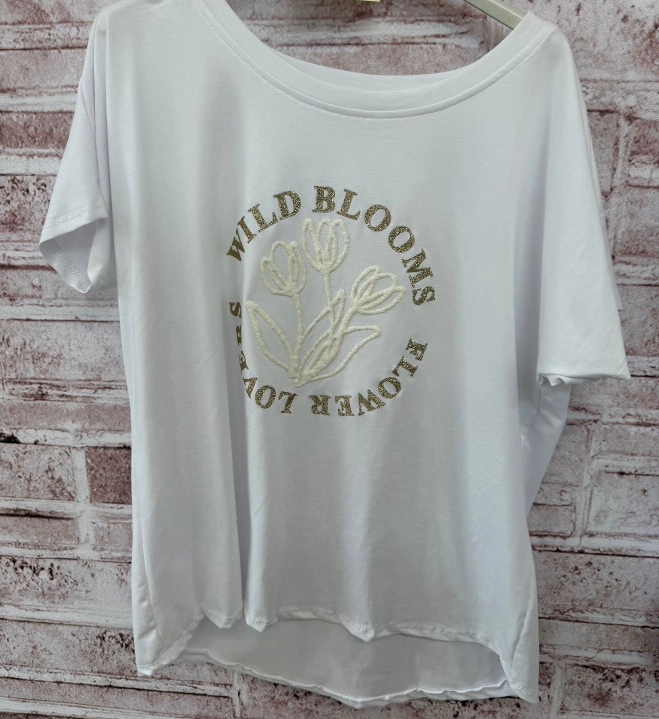 MARTA du château T-shirt - 22585 MdcBrianna Bloom T-shirt i Hvid