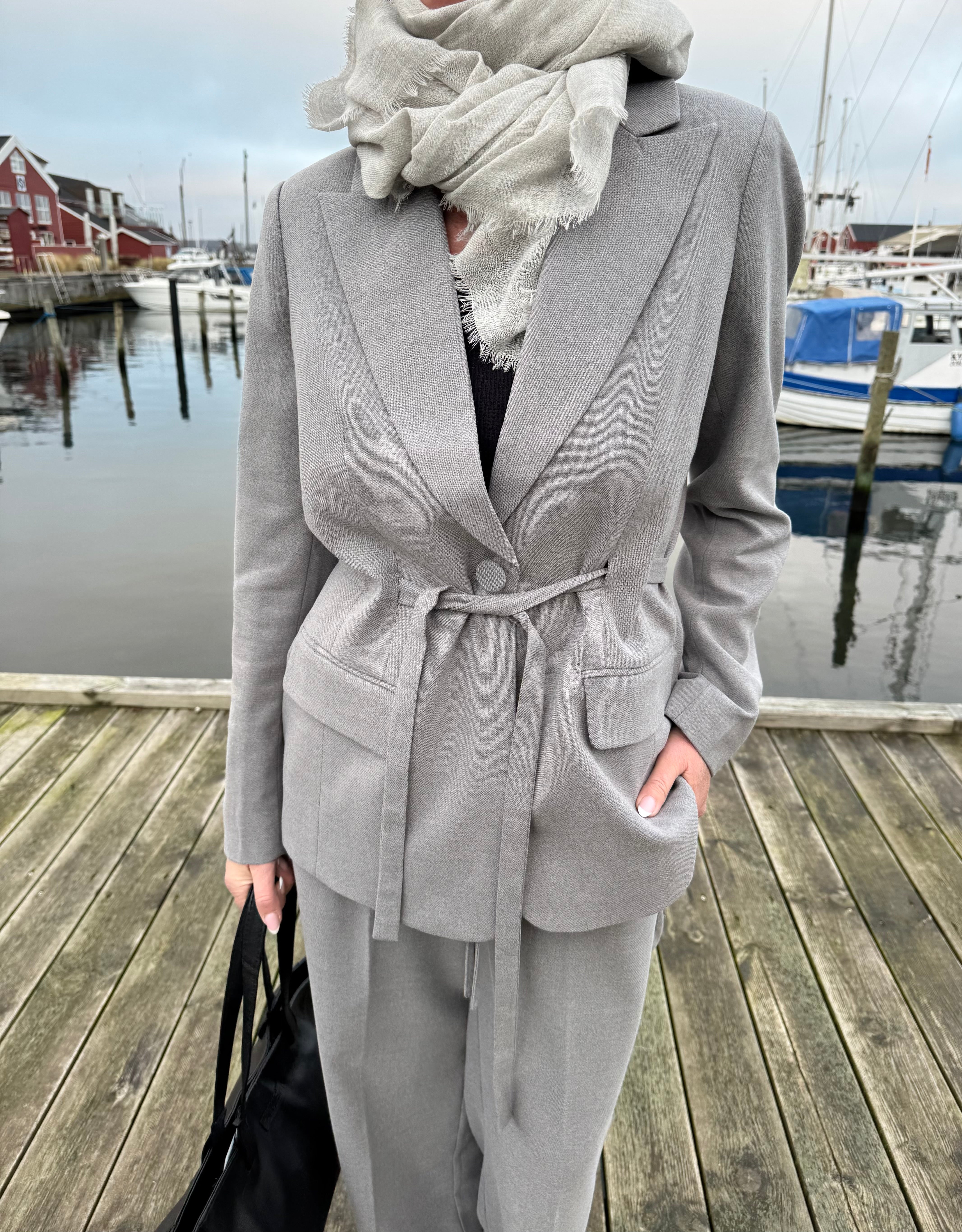 Gossia Blazer - CatiaGO Blazer i Light Grey