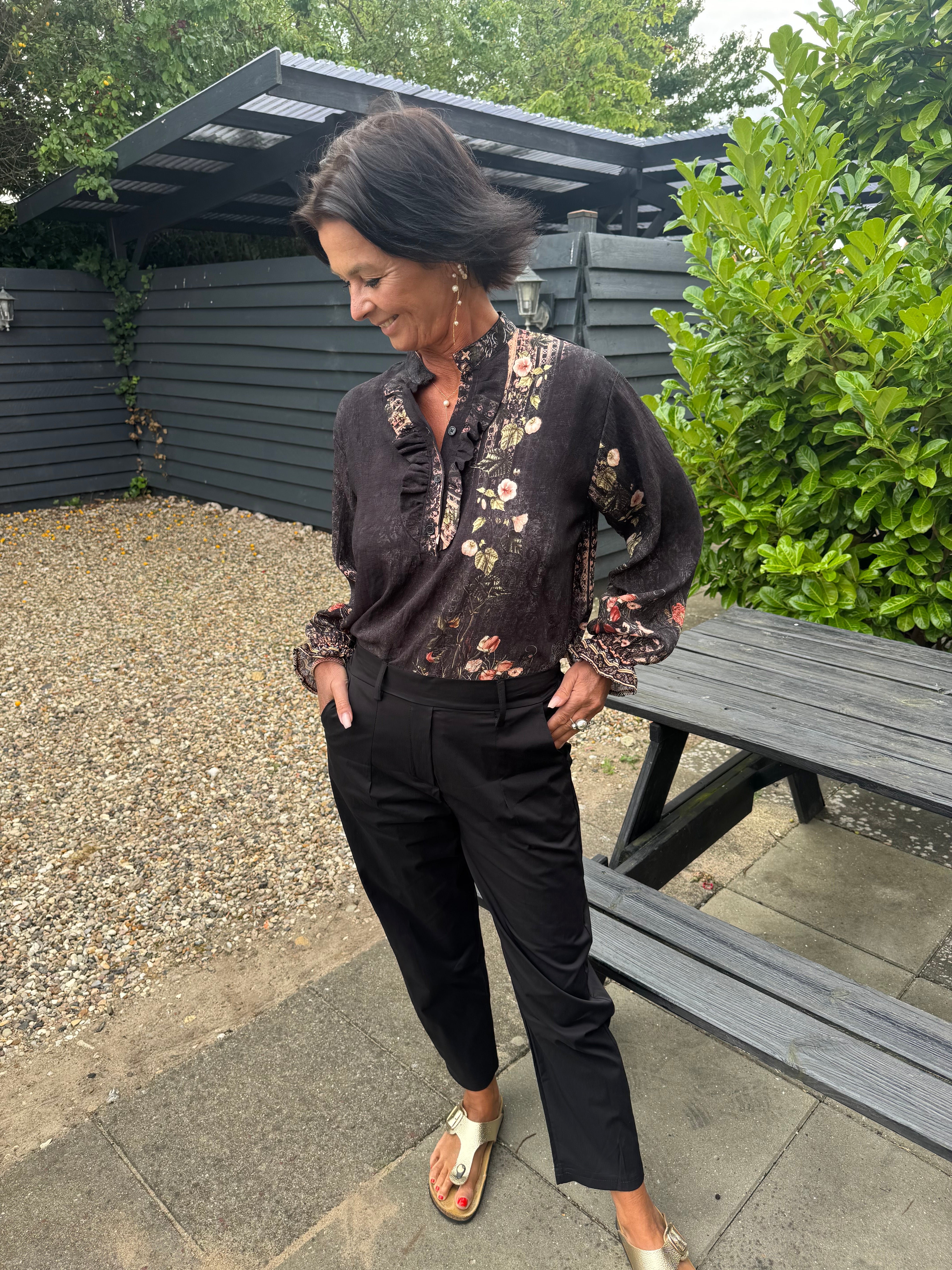 MARTA du château Bluse - MdcJoceline Bluse i Nero