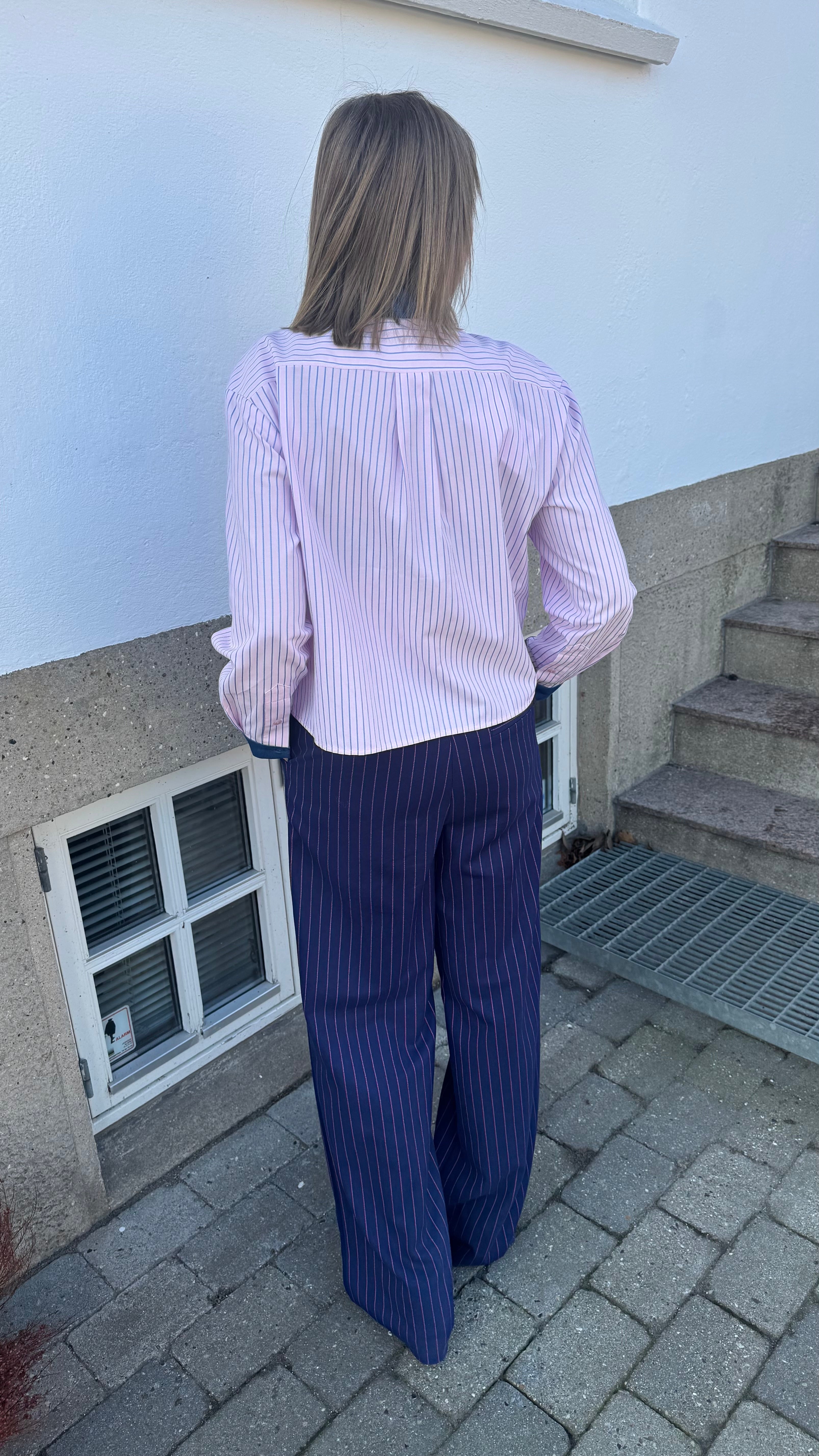 Co´Couture Skjorte - KarinaCC Stribet Mix Skjorte i Candyfloss