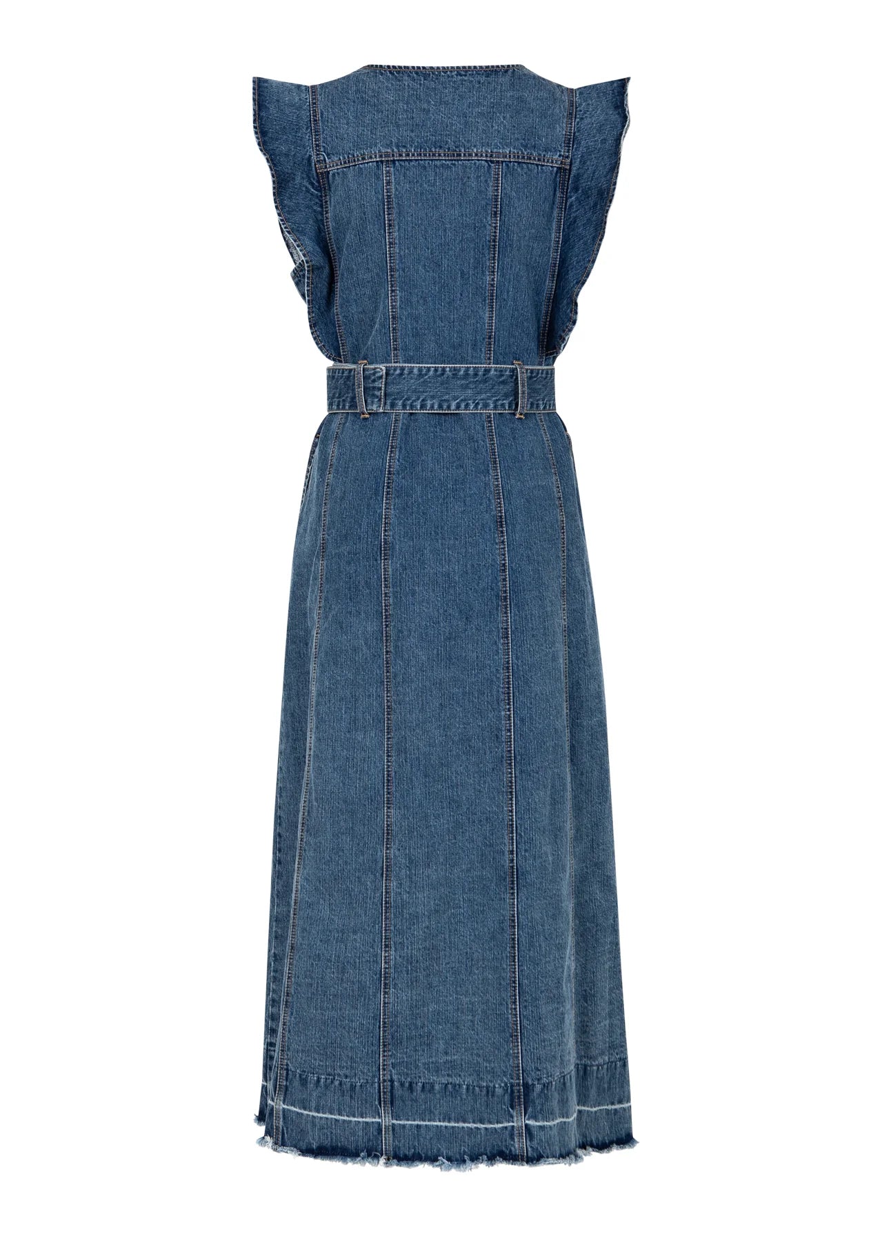 Coster Copenhagen Kjole - Denim Kjole i Light Blue Denim