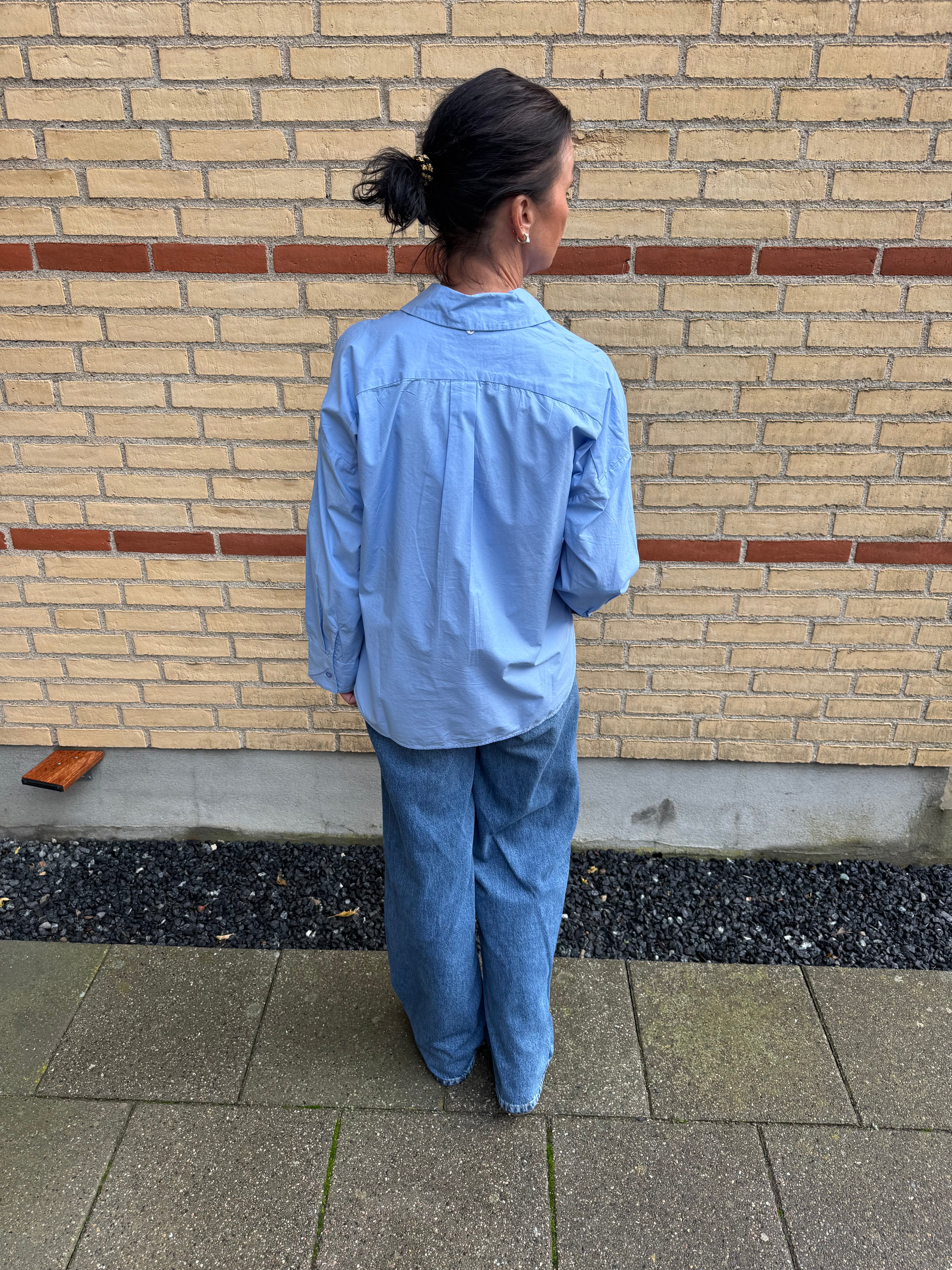 Nümph Skjorte - NuJune Skjorte i Hydrangea Blå