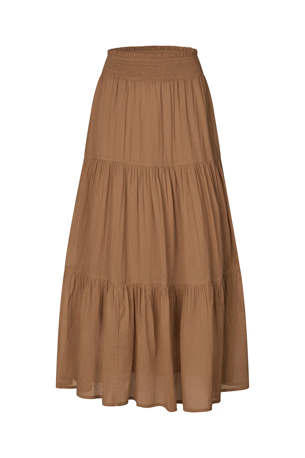Lollys Laundry Nederdel - DiamondLL Maxi Nederdel i Camel