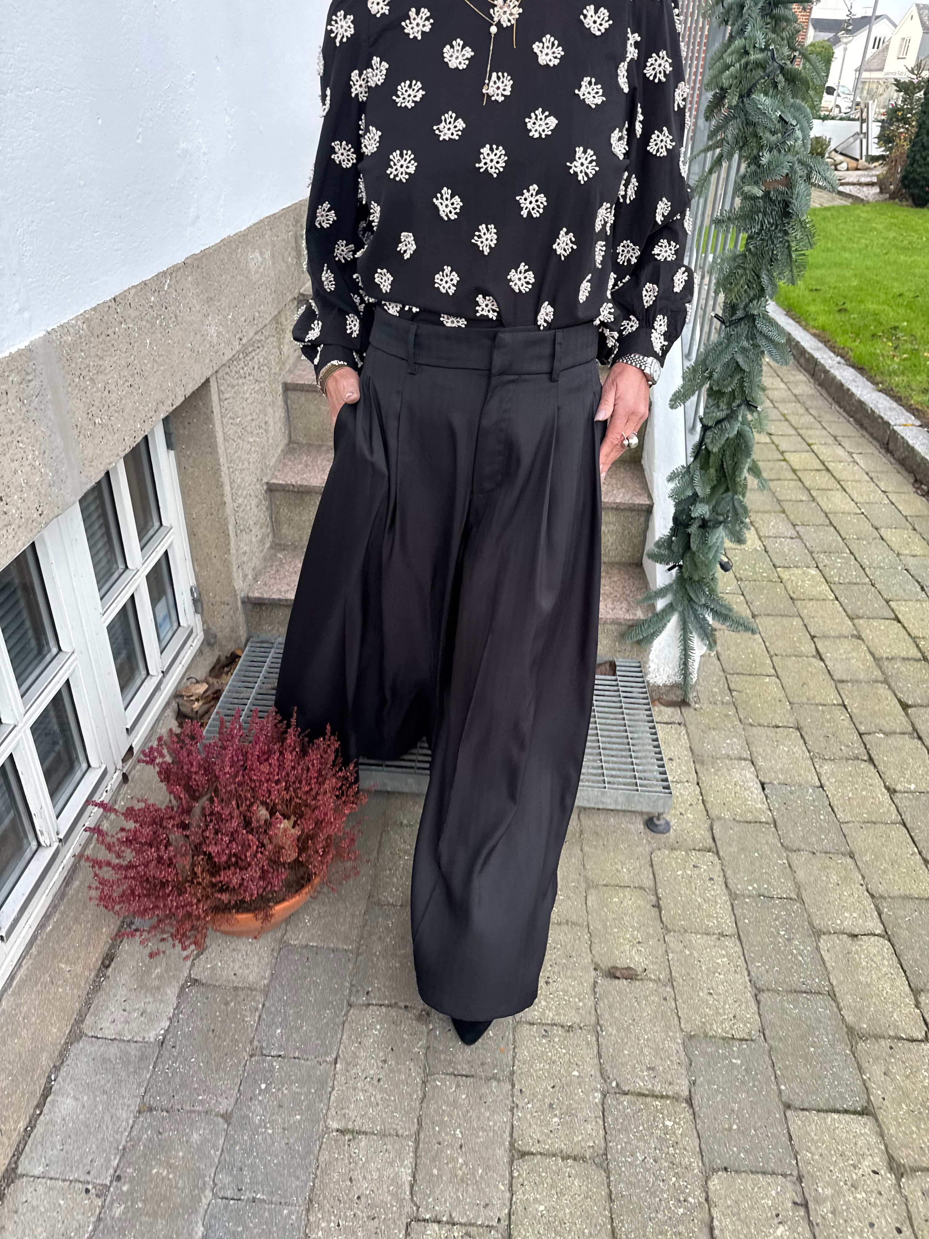 Co´Couture Bukser - ParisCC Bukse Nederdel i Sort