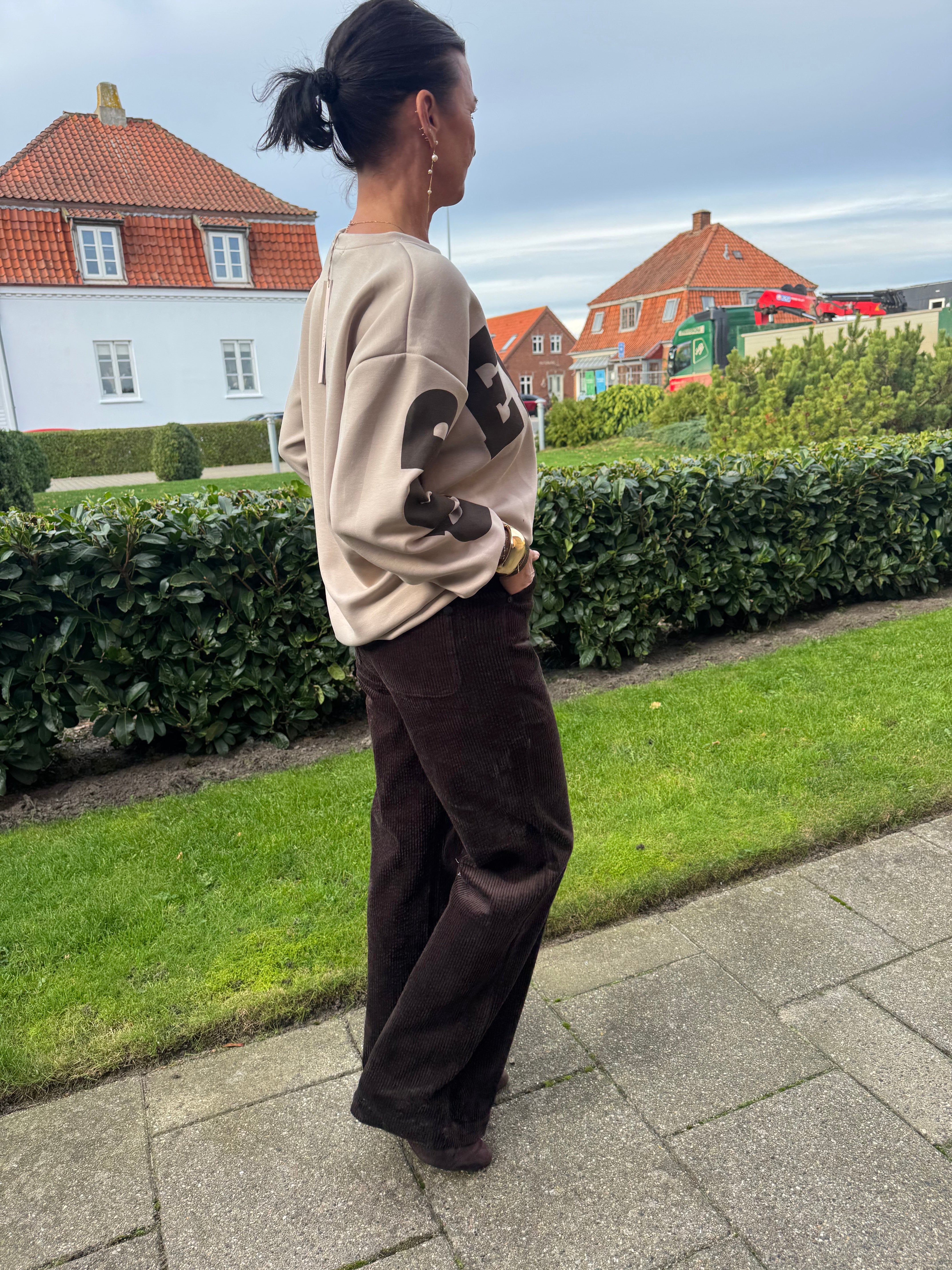 MARTA du château Strik - MdcHibiscus Sweatshirt i Beige New