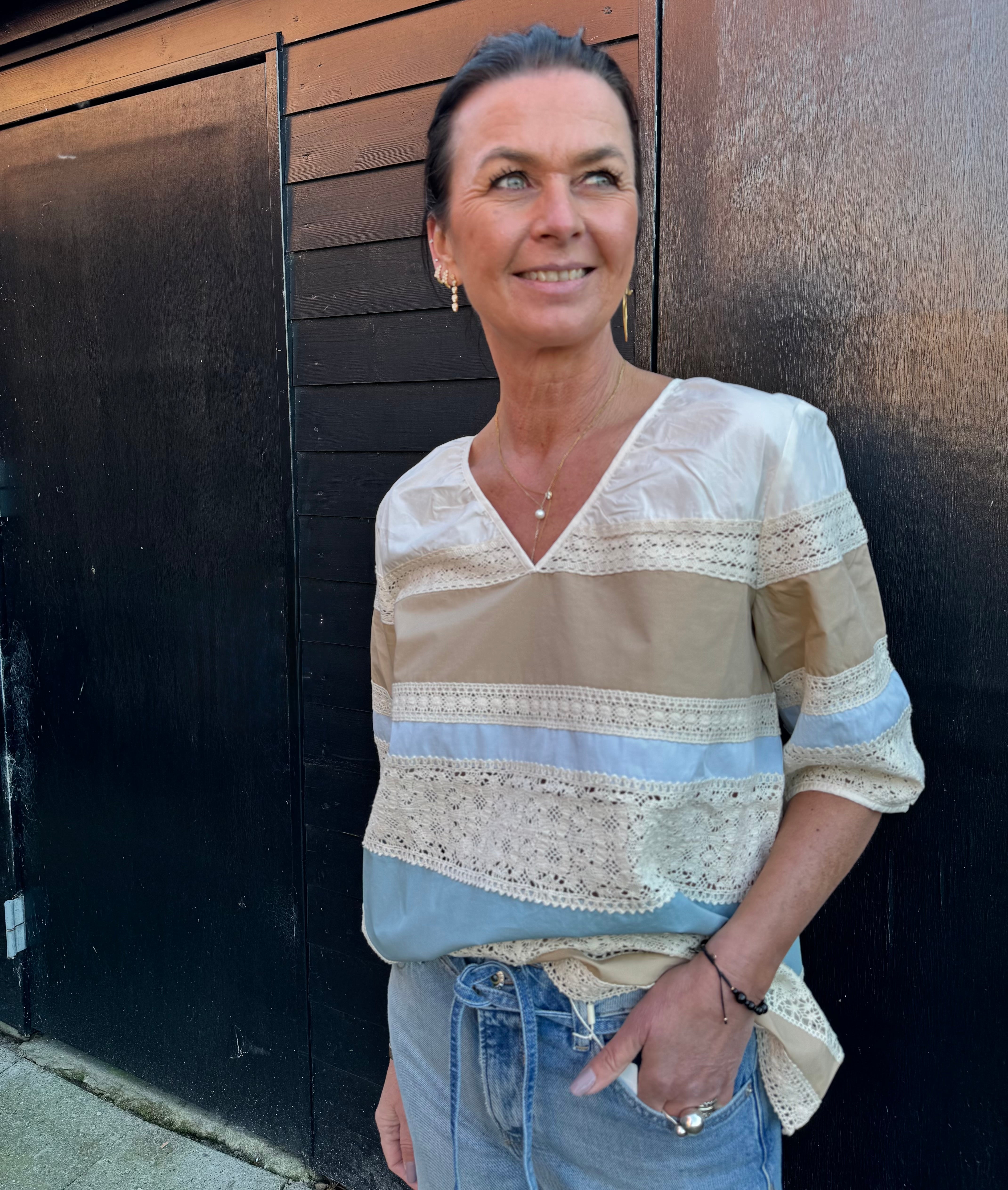 Atelier Rêve Bluse - IRAlice Bluse i Birch White