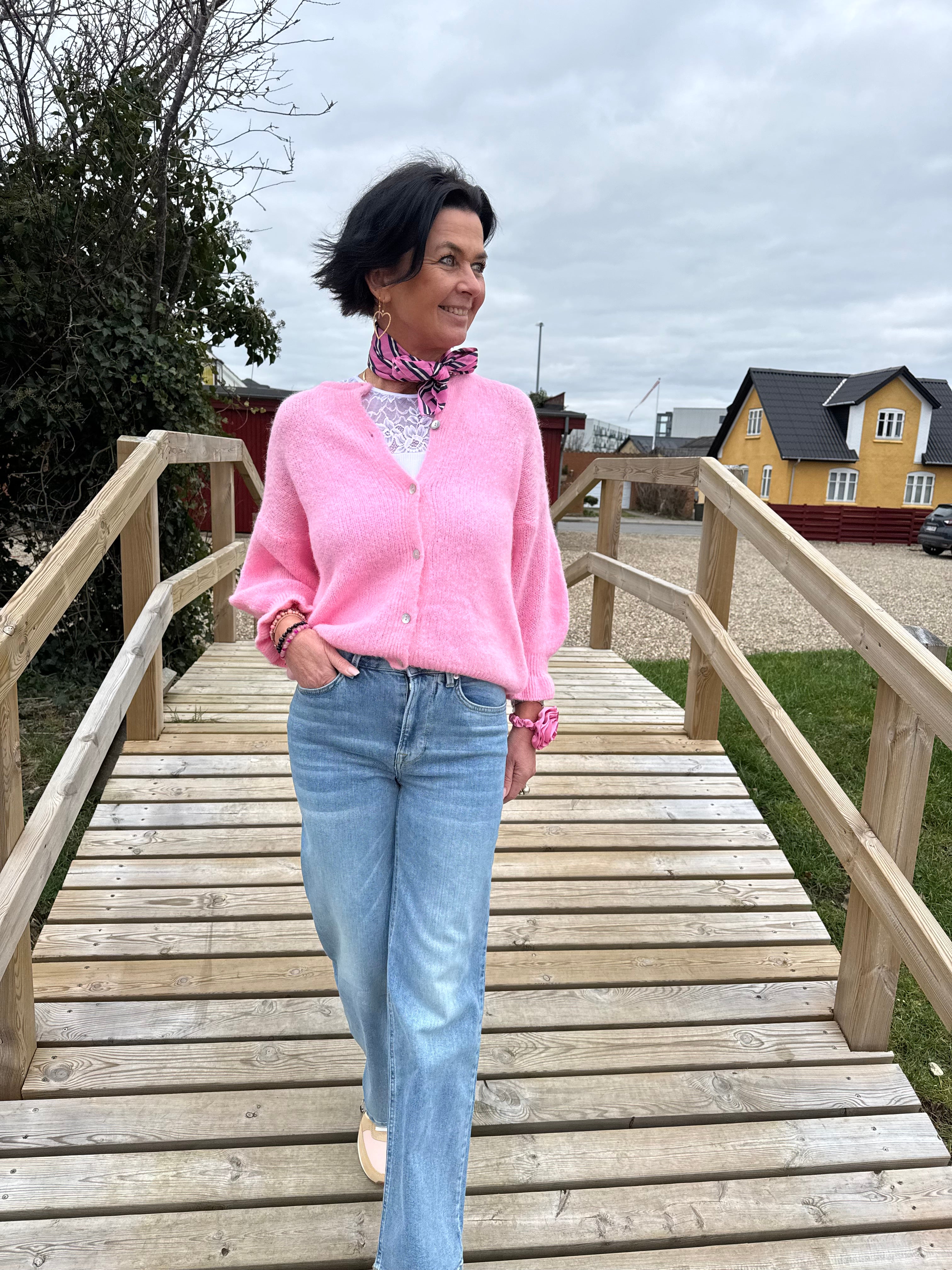 MARTA du château Strik - MdcJuliana Strik Cardigan i Baby Pink