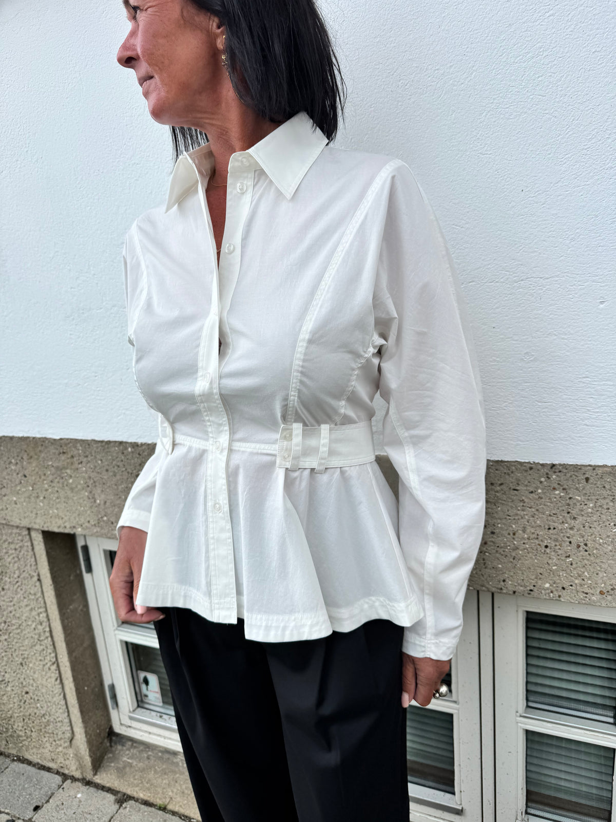 Second Female Skjorte - Viana Skjorte i Egret Hvid