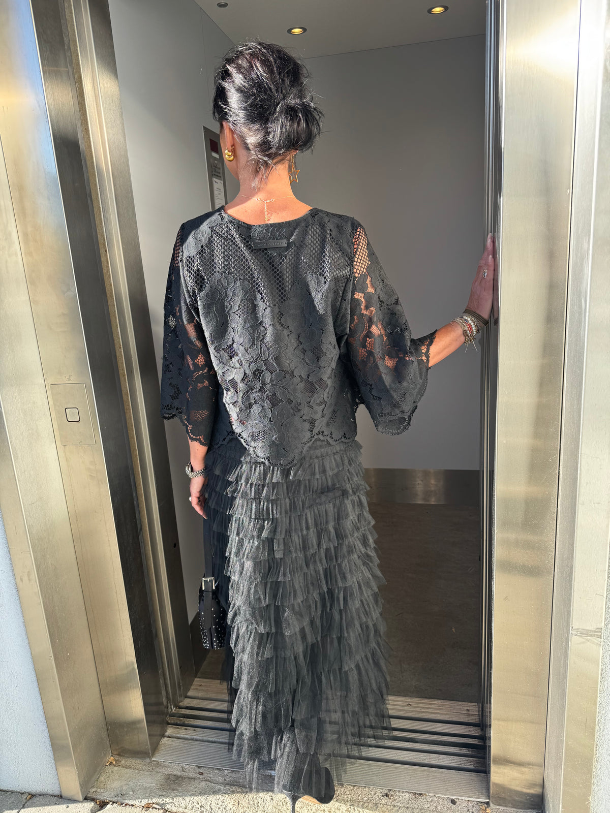 Co´couture Nederdel -  JadeCC Tyl Nederdel i Sort