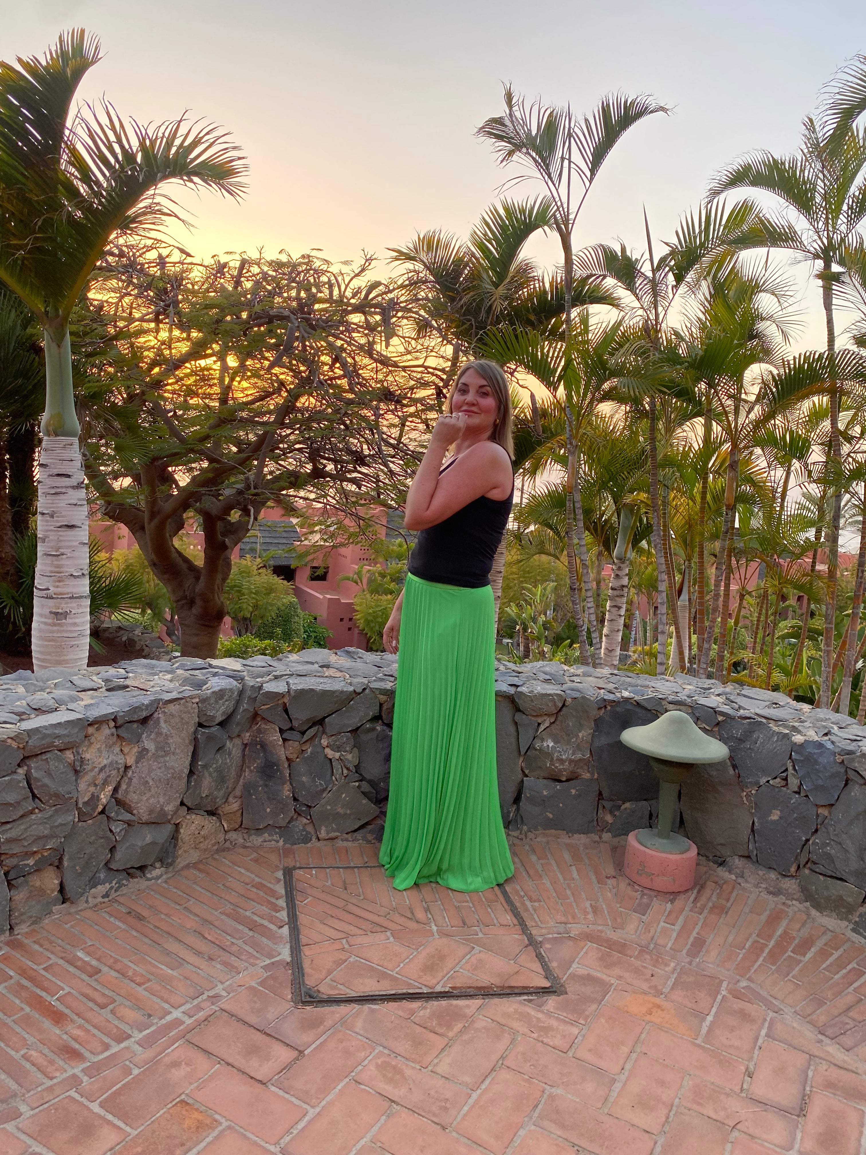 Nümph Nederdel - NuParisa Lang Nederdel i Classic Green