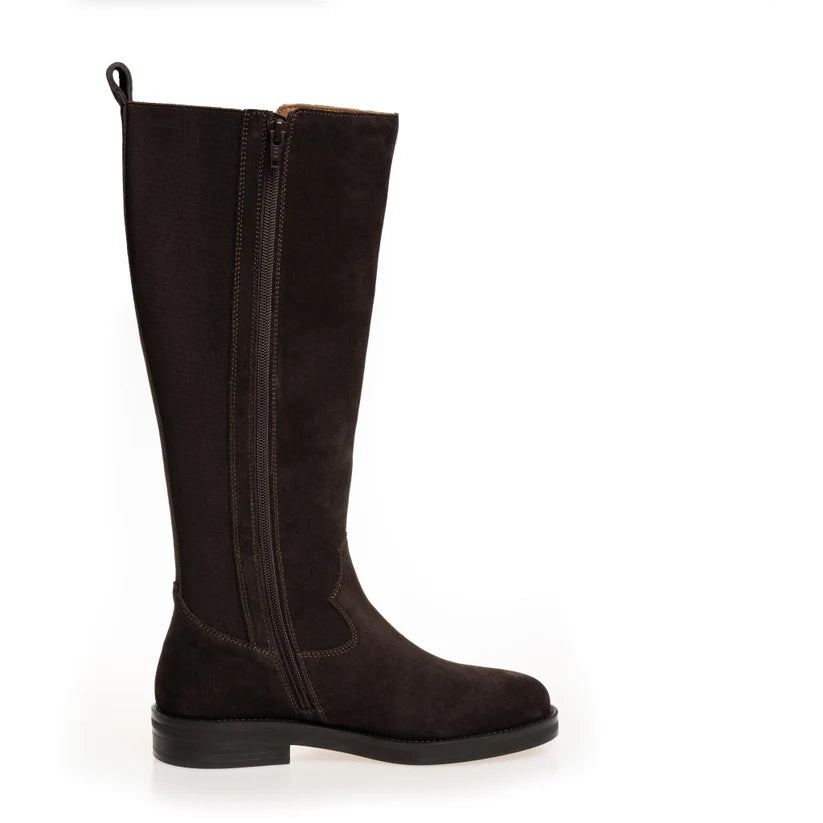 COPENHAGEN SHOES Støvler - Feel The Faith Ruskinds Støvler i Dark Brown