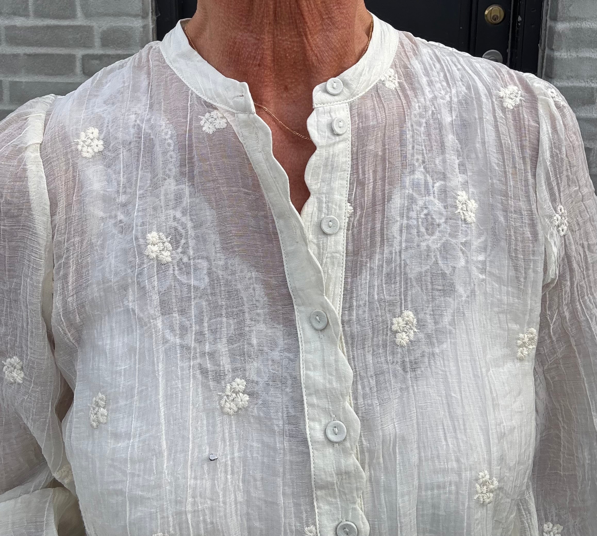 Gossia Bluse - SafieGO Bluse i Creme