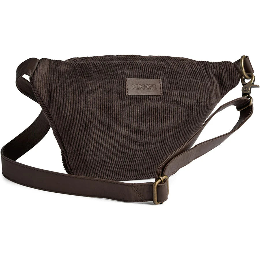 Depeche Bumbag - 16712 Fløjls Bumbag i Brown