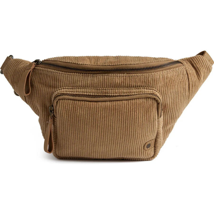 Depeche Bumbag - 16712 Fløjls Bumbag i Tan