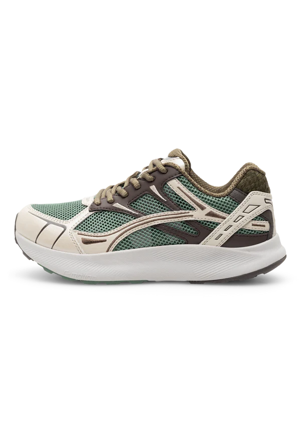 Woden Sneaker - Freja Runner Sneaker i Swamp Multi
