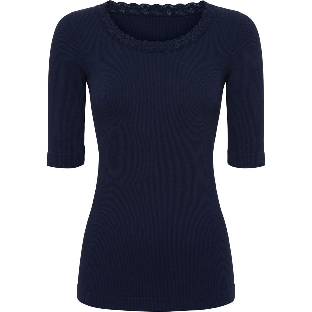 Tim & Simonsen Bluse - Frida SS Top i Blu