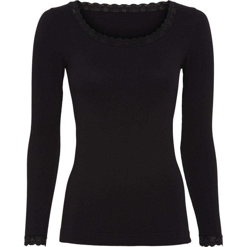 Tim & Simonsen Bluse - Frida LS Bluse i Nero Sort