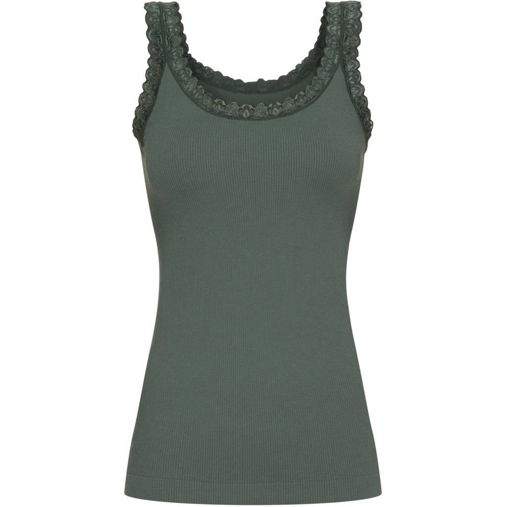 Tim & Simonsen Top - Frida Rib Top i Olivia