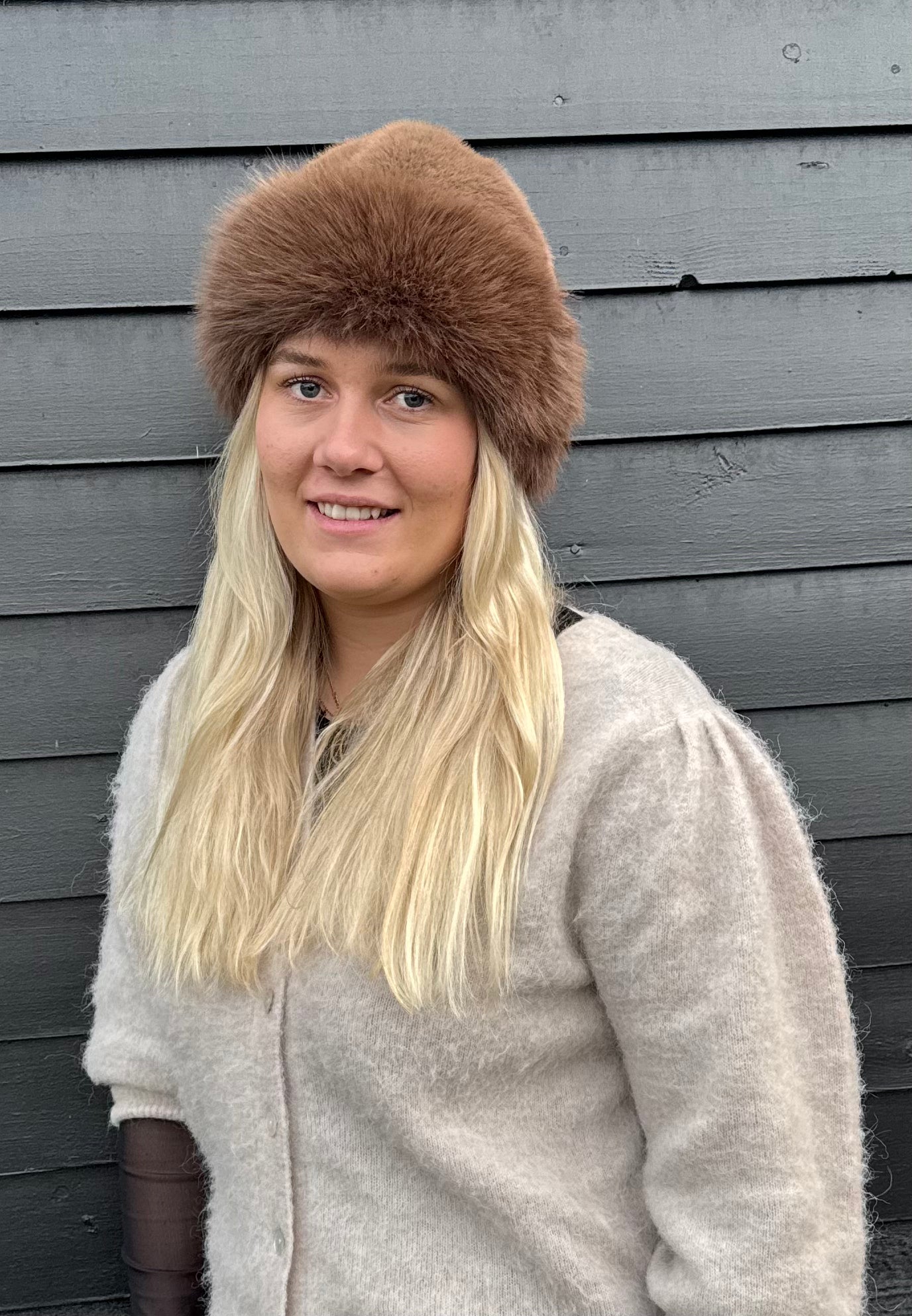 Co´couture Hat - PenzaCC Faux Fur Hat i Brun