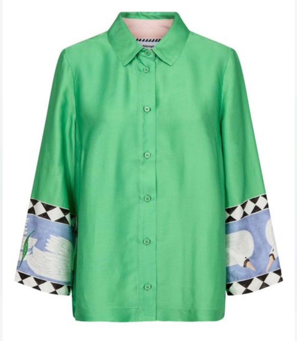 Nümph Skjorte - Nuadelina skjorte i Vibrant Green